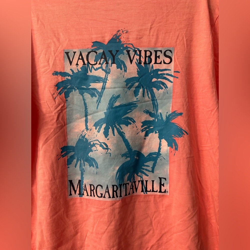Margaritaville 100% Cotton T-Shirt Coral Vacay Vibes - Picture 9 of 11